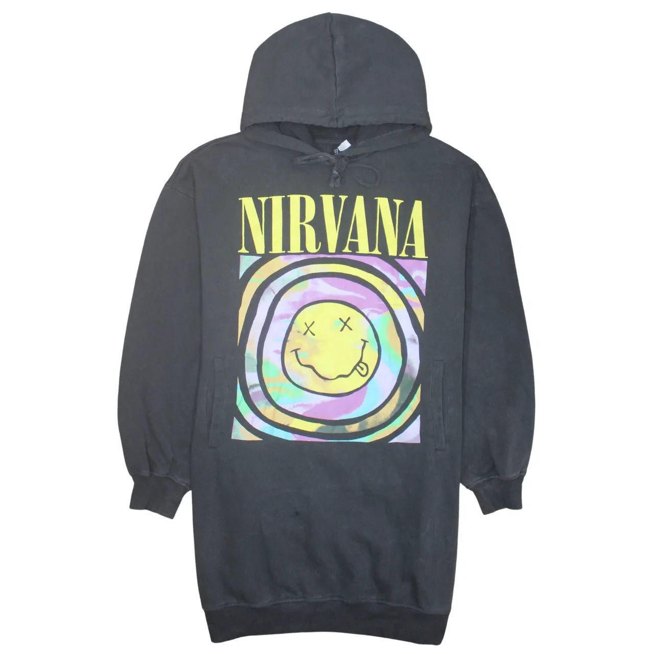 DIVIDCD 90's Nirvana Pullover Hoodie XXXLarge (3XL) Grey sold by Vintage Club