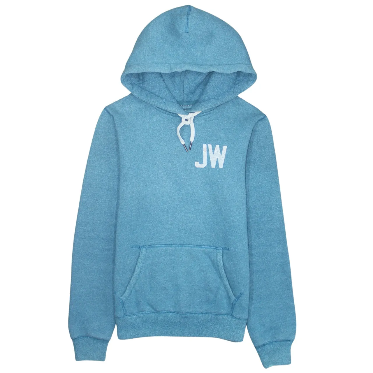 Jack Wills 90's Drawstring Pockets Pullover Hoodie Small Blue sold by Vintage Club