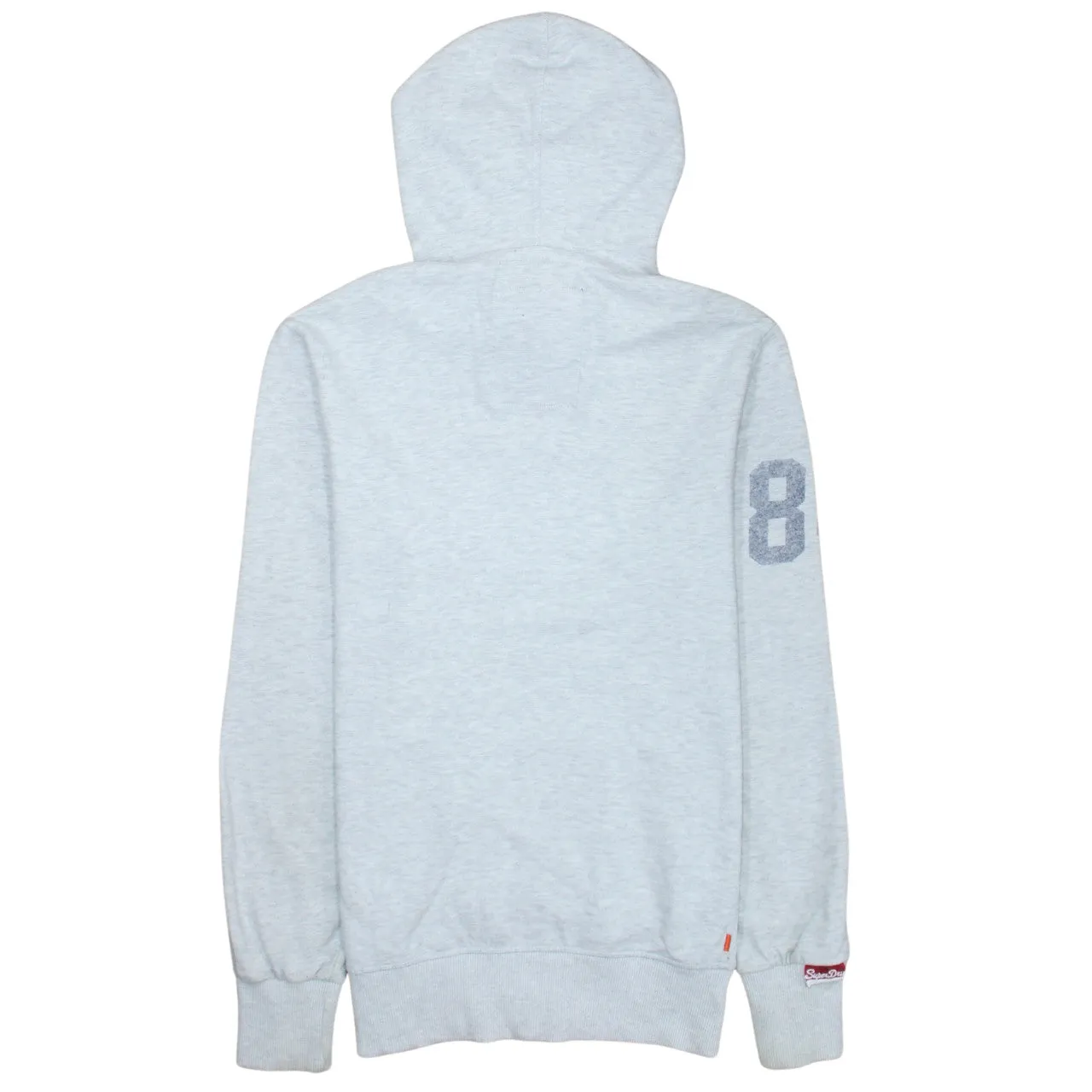Super Dry 90's Spellout Pullover Hoodie Small Grey sold by Vintage Club product image thumbnail 2