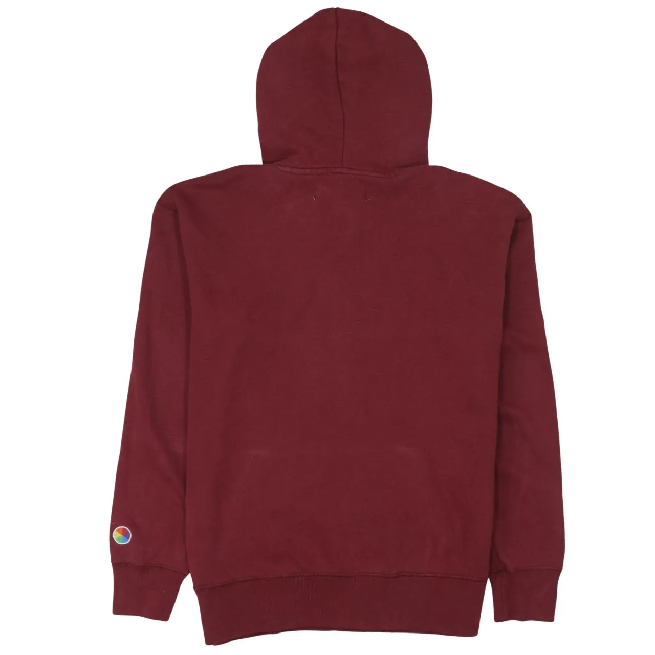 Hollister 90's Drawstring Pockets Pullover Hoodie Small Red sold by Vintage Club product image thumbnail 2