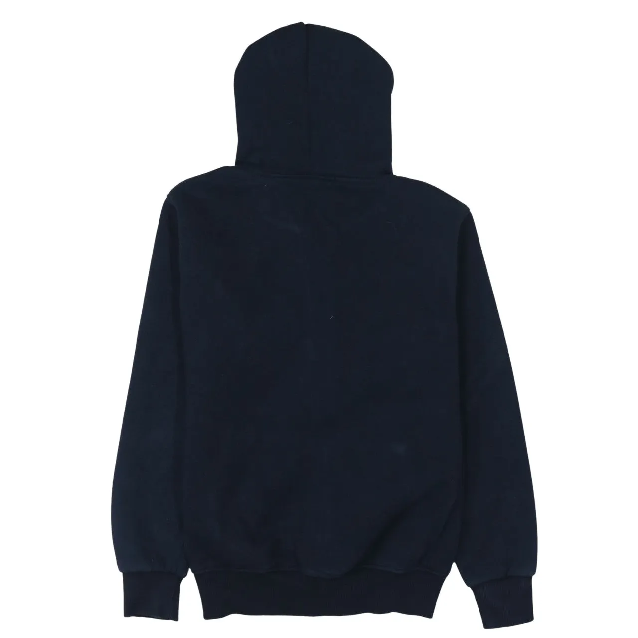 Polo Ralph Lauren 90's Drawstring Pockets Full Zip Up Hoodie Medium Navy Blue sold by Vintage Club product image thumbnail 2