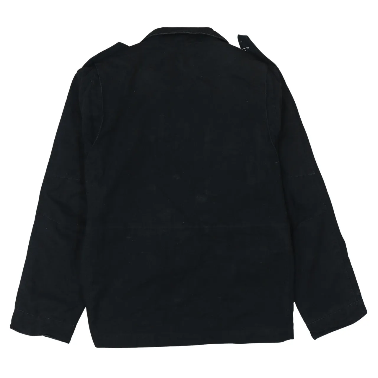 Retro 90's Plain Full Zip Up Windbreaker Medium Black sold by Vintage Club product image thumbnail 2