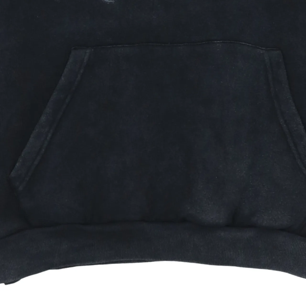 Retro 90's Drawstring Pockets Pullover Hoodie Large Black sold by Vintage Club product image thumbnail 4