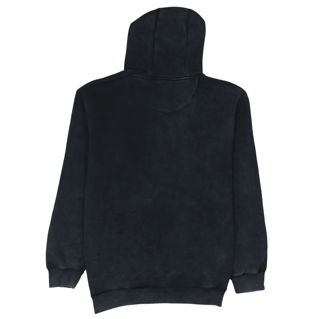 Retro 90's Drawstring Pockets Pullover Hoodie Large Black sold by Vintage Club product image thumbnail 2