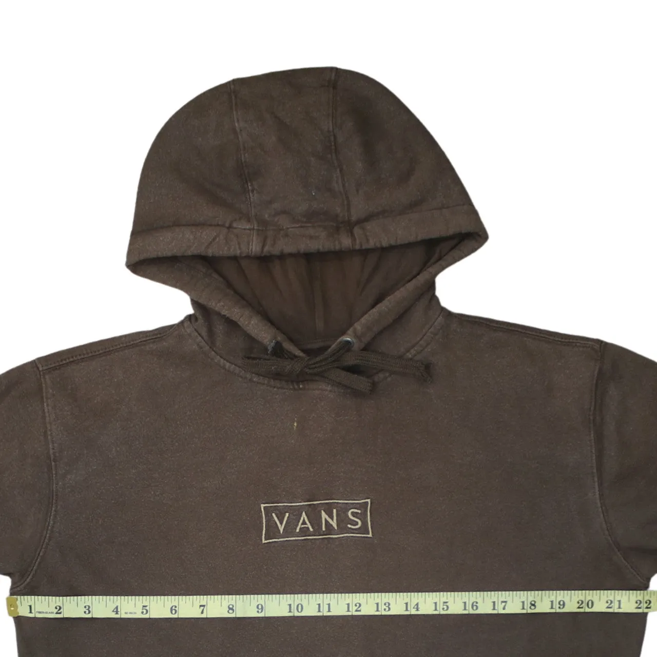 VANS 90's Drawstring Pockets Pullover Hoodie Medium Brown sold by Vintage Club product image thumbnail 5