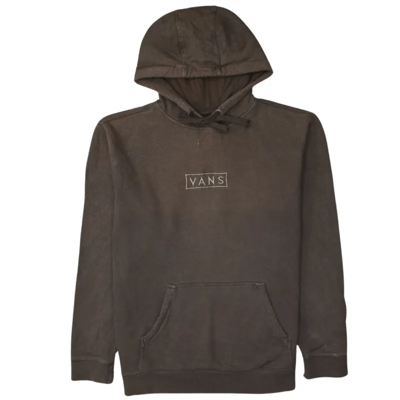 VANS 90's Drawstring Pockets Pullover Hoodie Medium Brown sold by Vintage Club