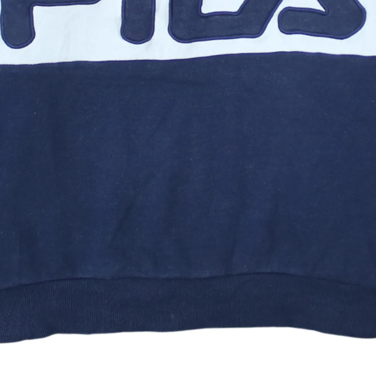 Fila 90's Spellout Crew Neck Sweatshirt Large Blue sold by Vintage Club product image thumbnail 4