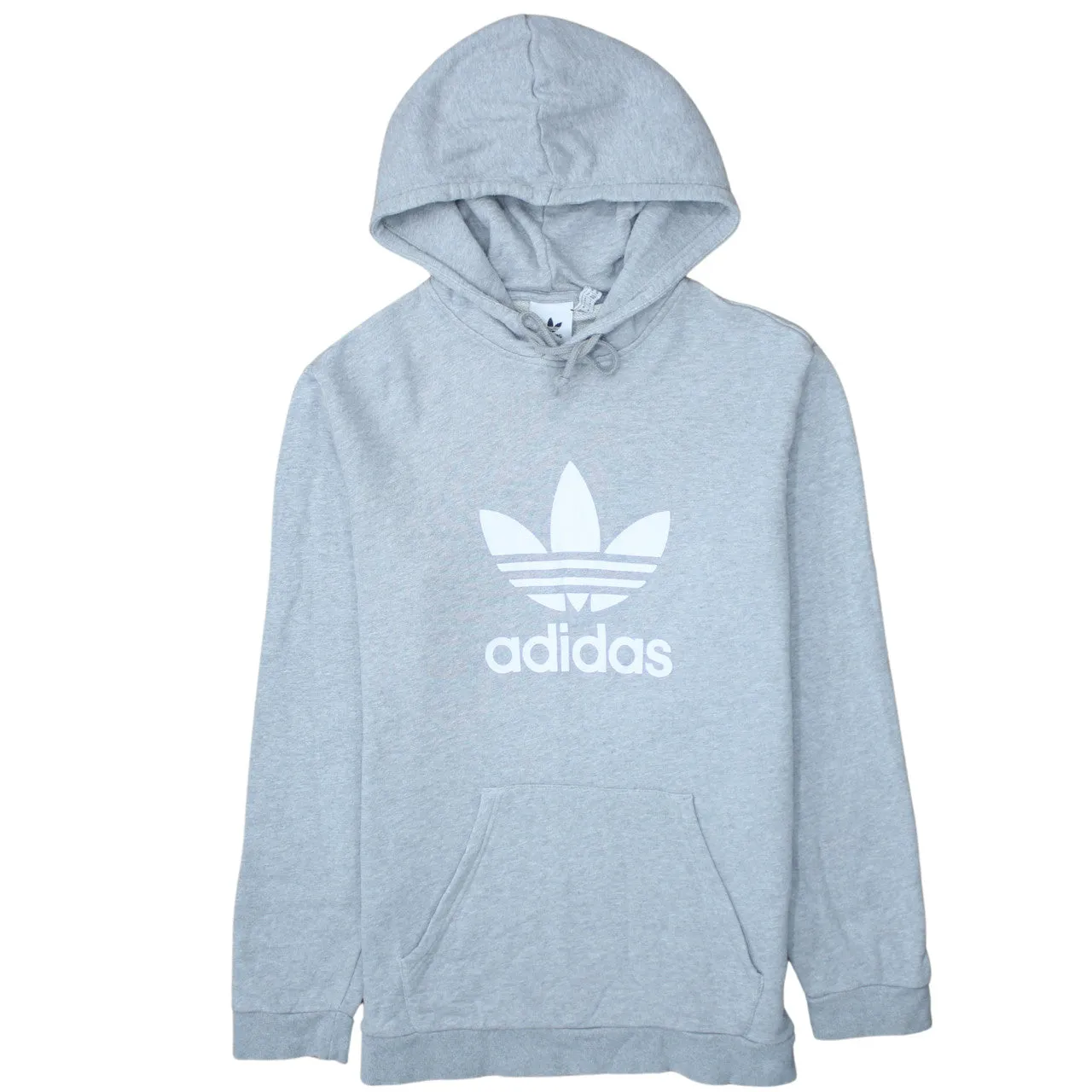 Adidas 90's Spellout Pullover Hoodie Medium Grey sold by Vintage Club