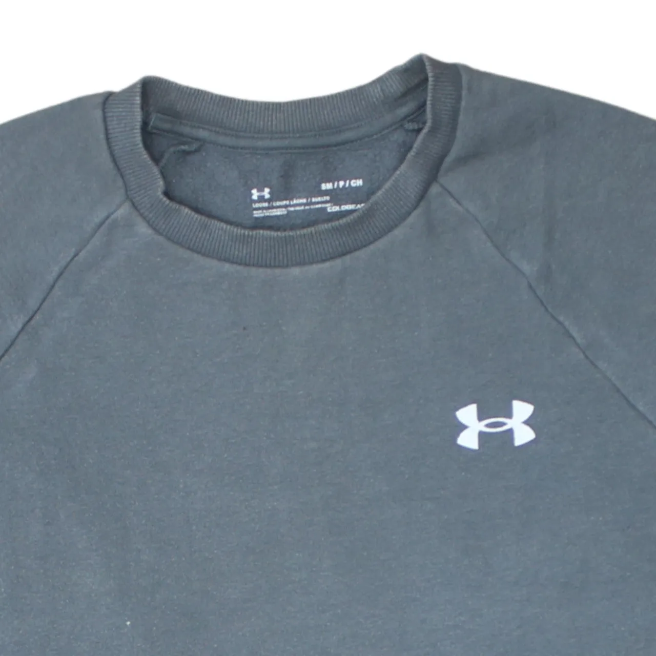 Under Armour 90's Lightweight Crew Neck Sweatshirt Small Grey sold by Vintage Club product image thumbnail 3