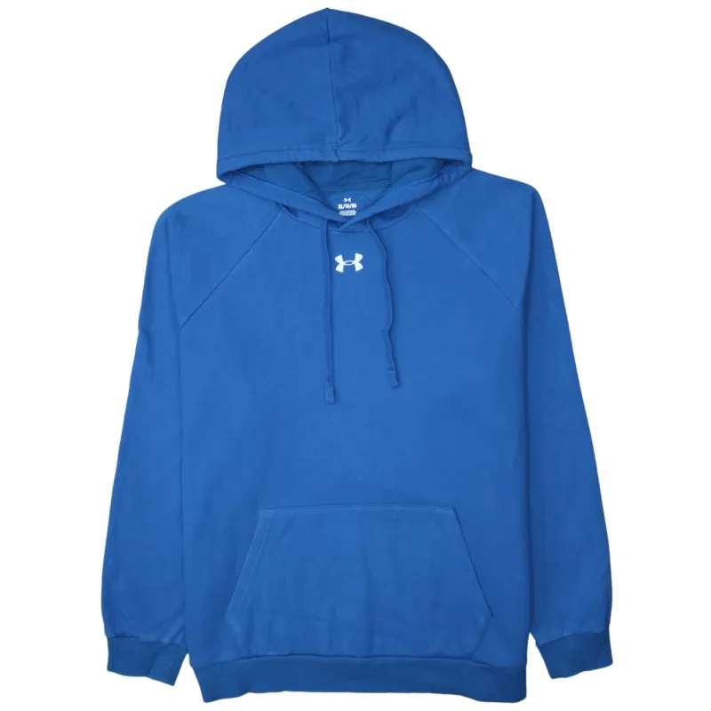 Under Armour 90's Drawstring Pockets Pullover Hoodie XLarge Blue sold by Vintage Club