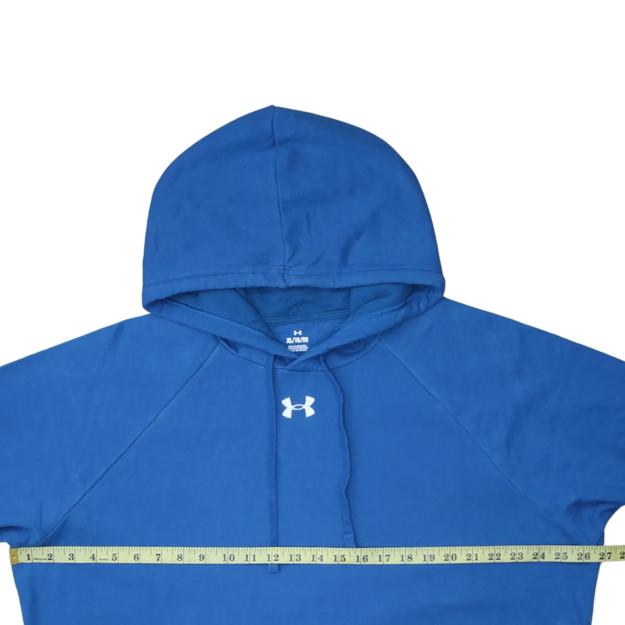 Under Armour 90's Drawstring Pockets Pullover Hoodie XLarge Blue sold by Vintage Club product image thumbnail 5