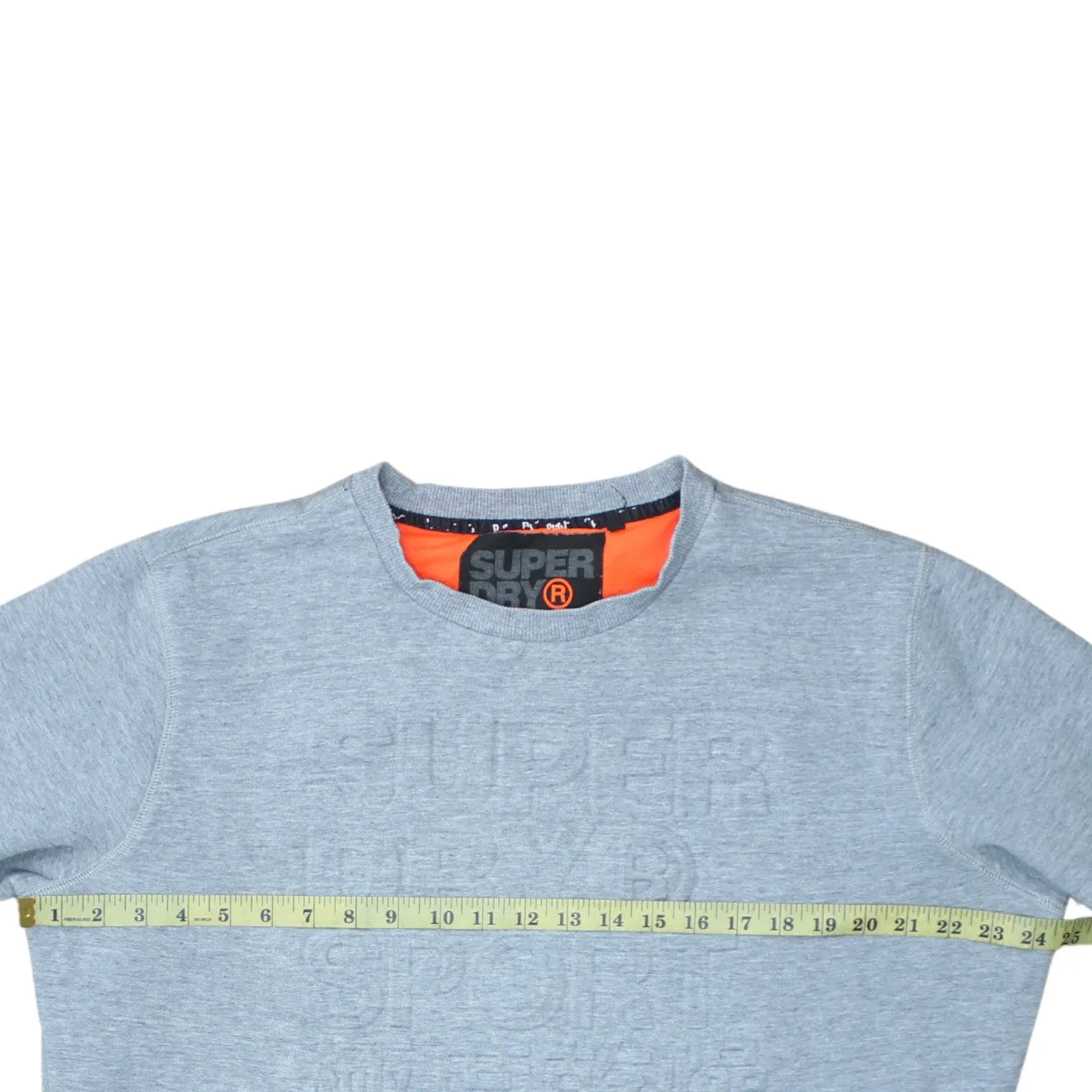 Super Dry 90's Spellout Crew Neck Sweatshirt XLarge Grey sold by Vintage Club product image thumbnail 5
