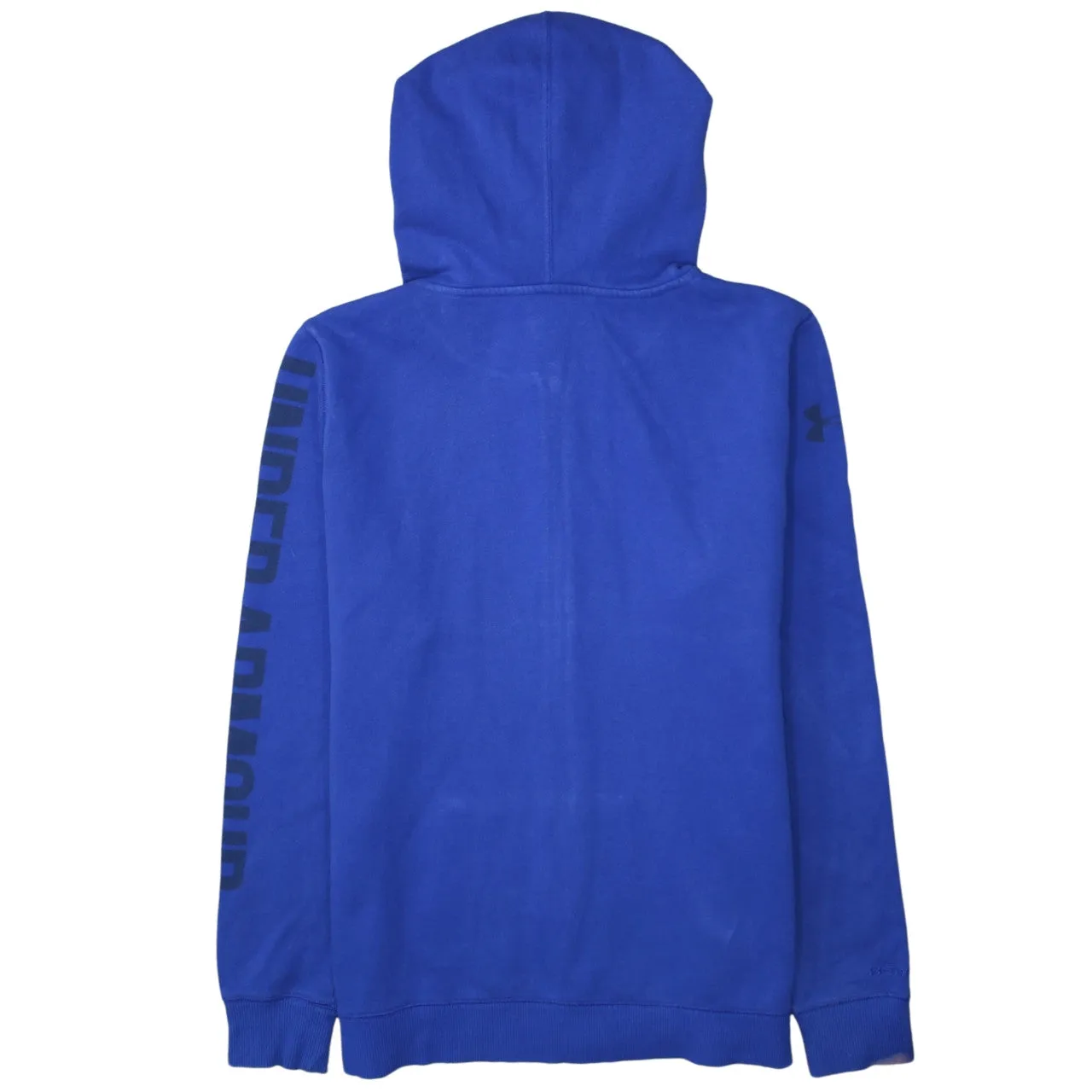 Under Armour 90's Drawstring Pockets Full Zip Up Hoodie XLarge Blue sold by Vintage Club product image thumbnail 2