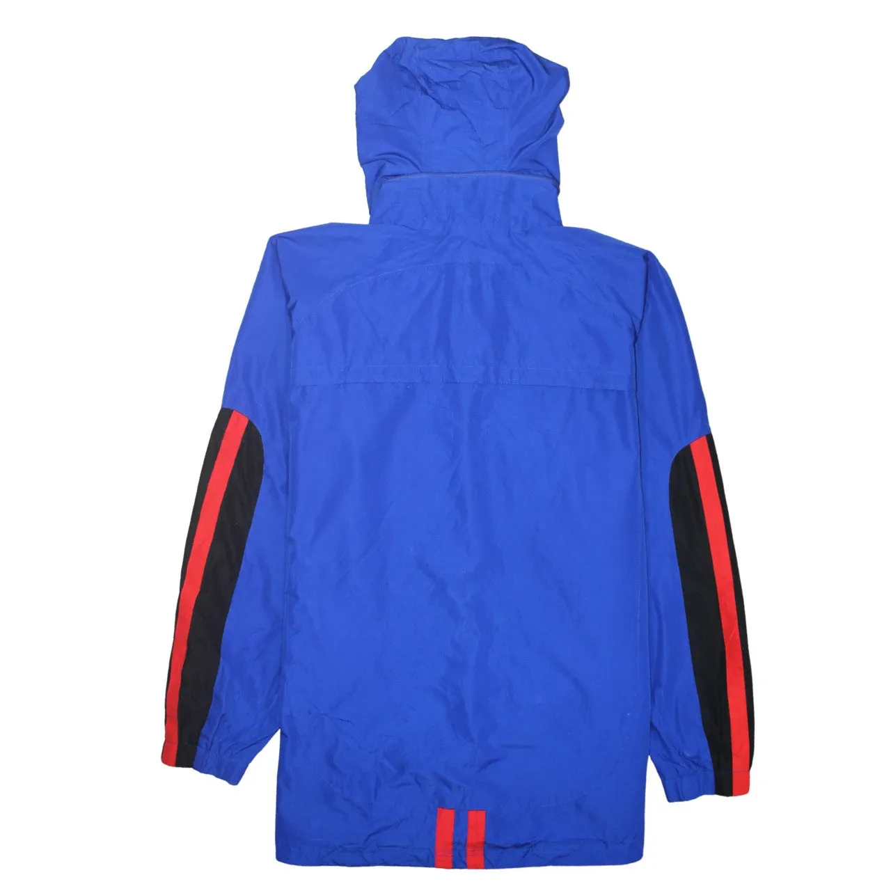 Authentic 90's Hooded Full Zip Up Windbreaker XXLarge (2XL) Blue sold by Vintage Club product image thumbnail 2
