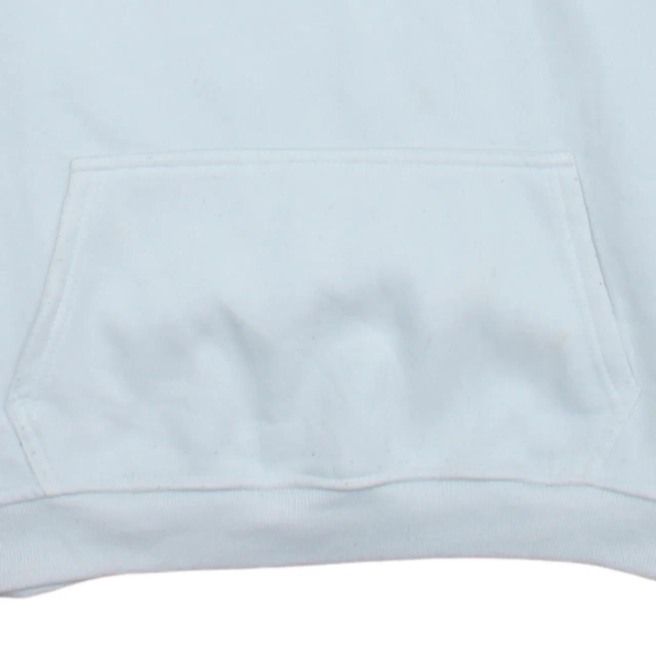 Nike 90's Center Middle Swoosh Pullover Hoodie Large White sold by Vintage Club product image thumbnail 4