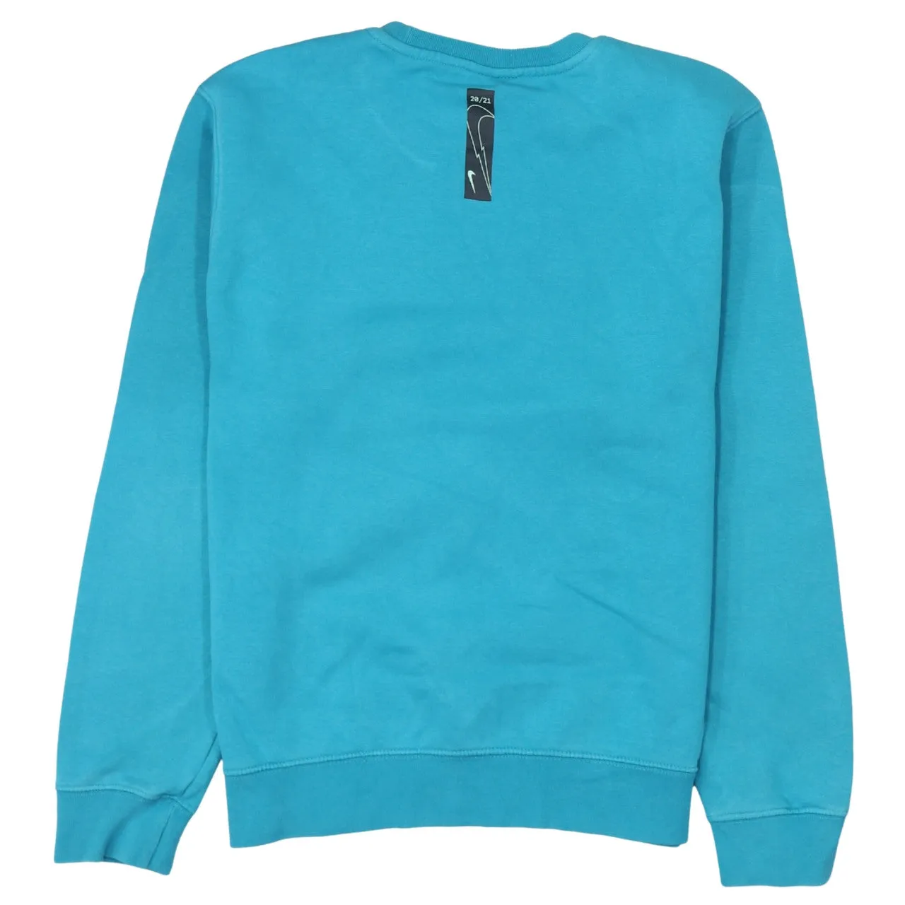 Nike 90's Center Middle Swoosh Crew Neck Sweatshirt Small Blue sold by Vintage Club product image thumbnail 2