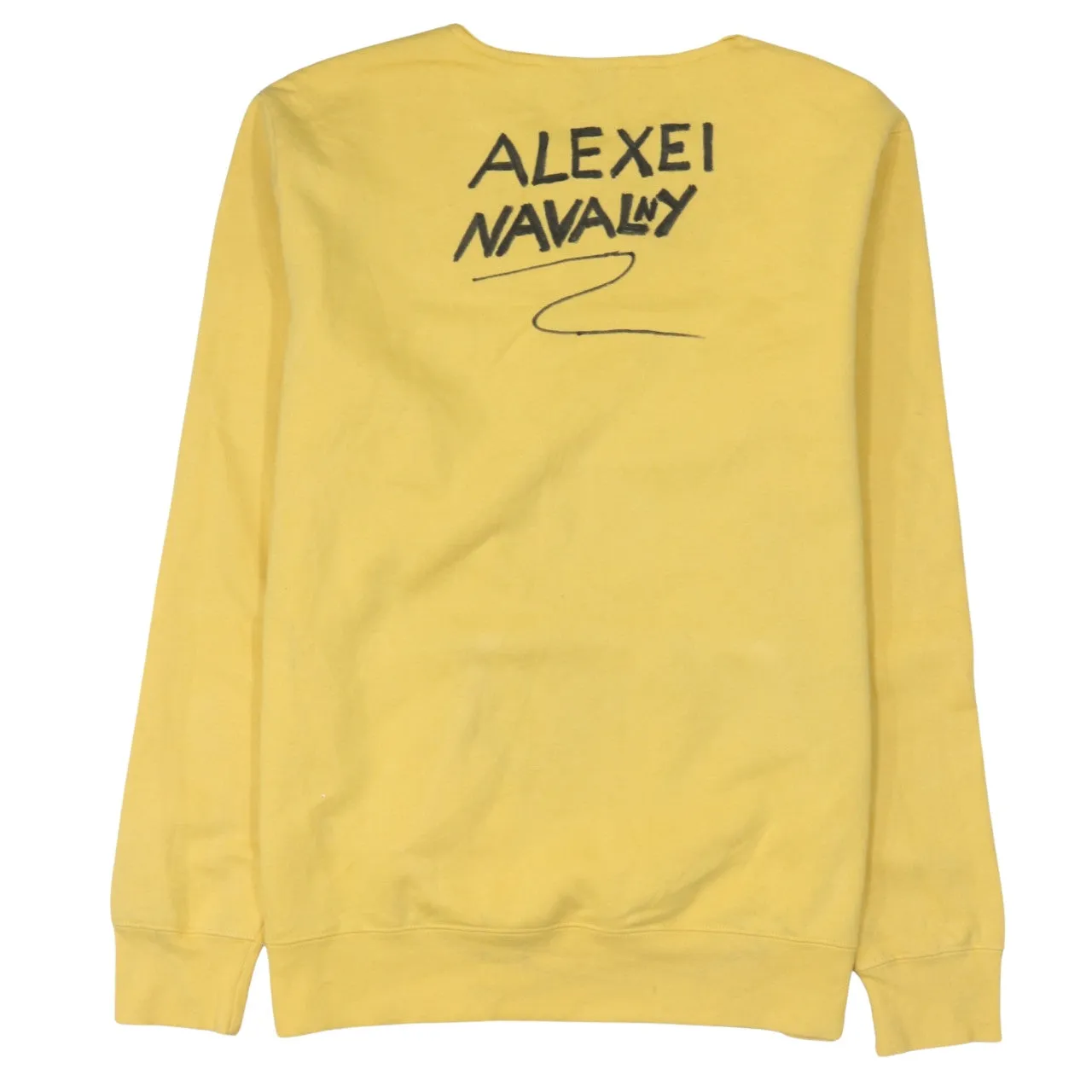 Retro 90's Lightweight Crew Neck Sweatshirt XLarge Yellow sold by Vintage Club product image thumbnail 2