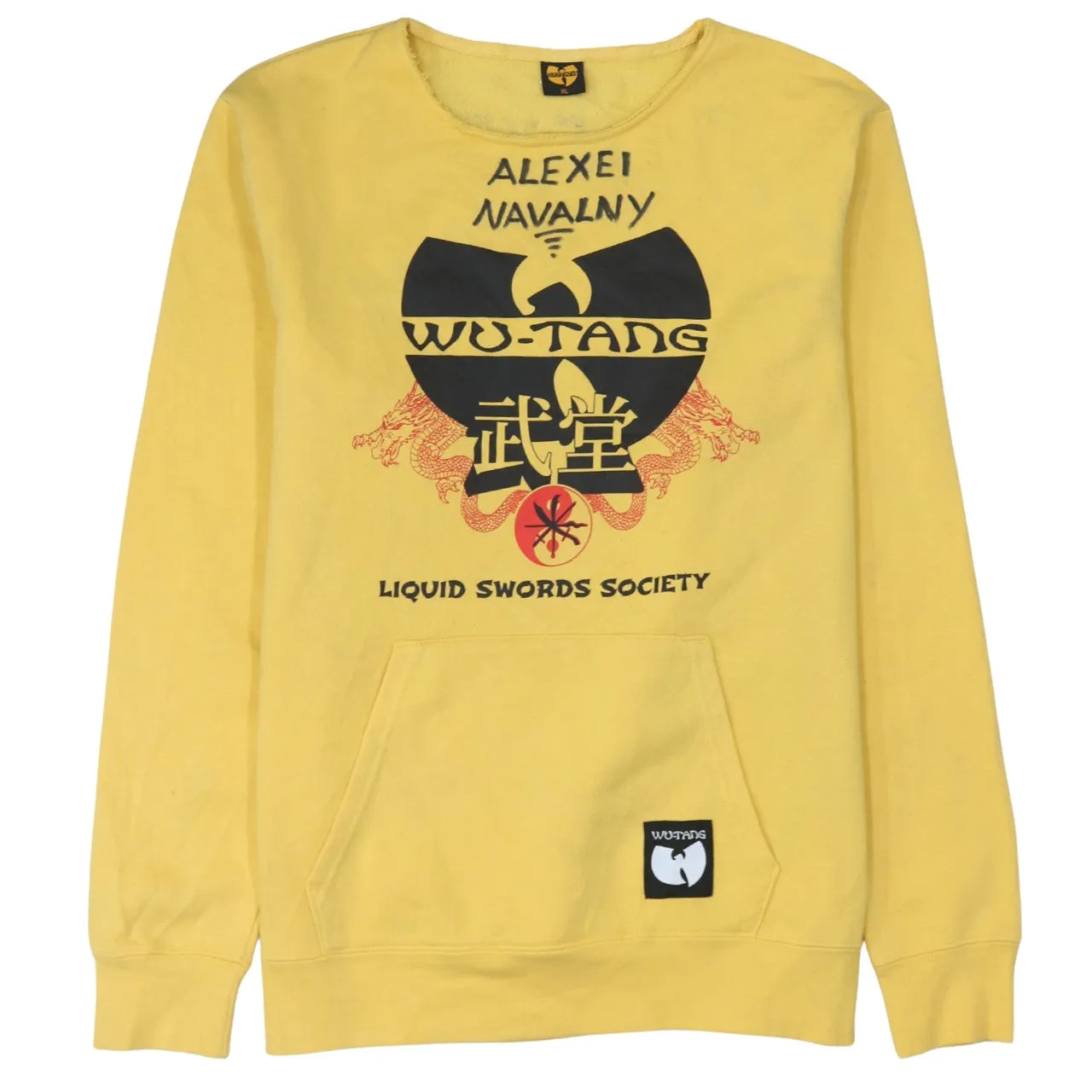 Retro 90's Lightweight Crew Neck Sweatshirt XLarge Yellow sold by Vintage Club