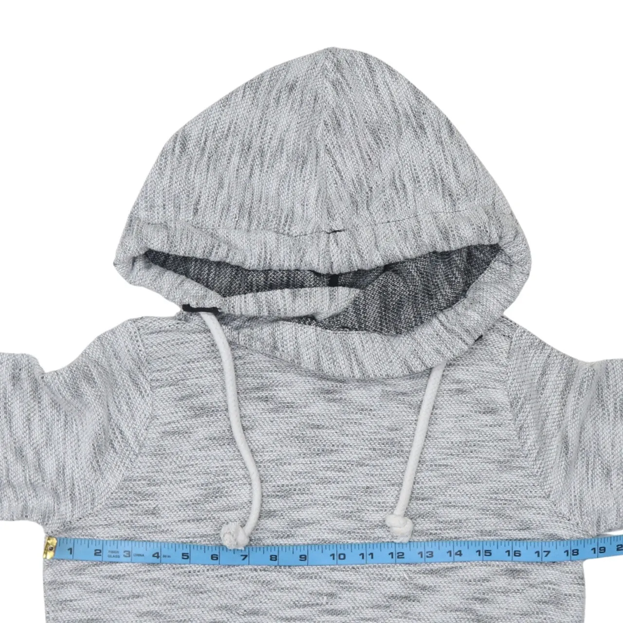 Retro 90's Plain Pullover Hoodie XSmall Grey sold by Vintage Club product image thumbnail 5