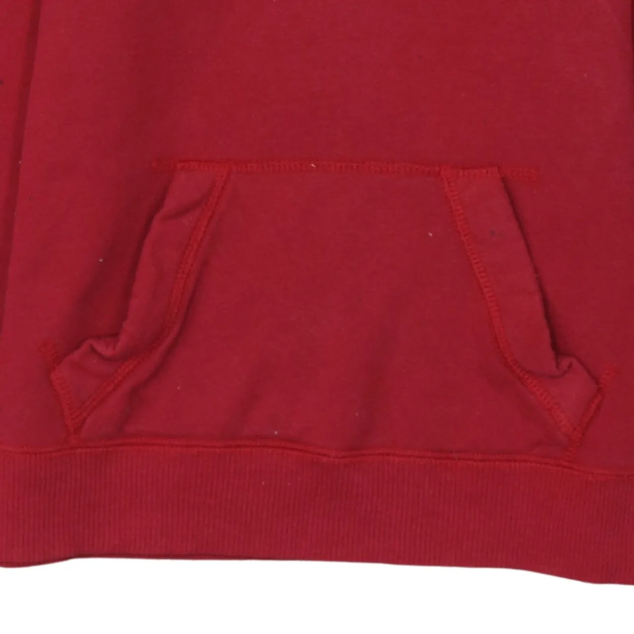 Hollister 90's Drawstring Pockets Pullover Hoodie Small Red sold by Vintage Club product image thumbnail 4