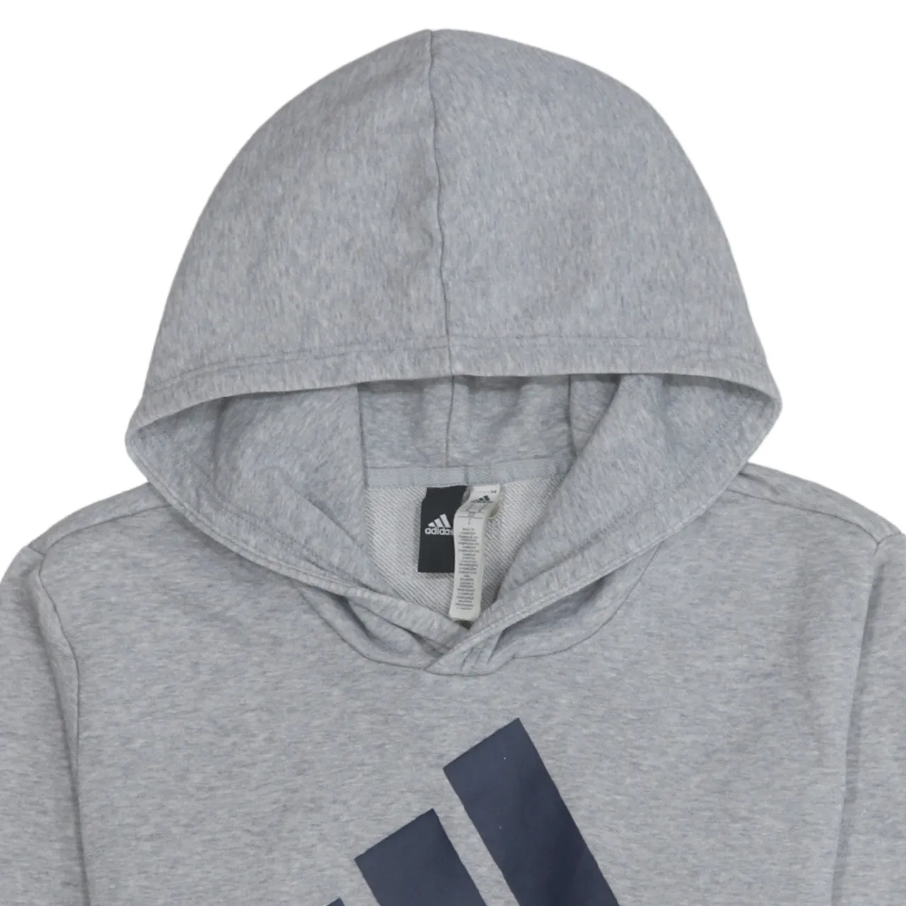 Adidas 90's Spellout Pullover Hoodie Medium Grey sold by Vintage Club product image thumbnail 3