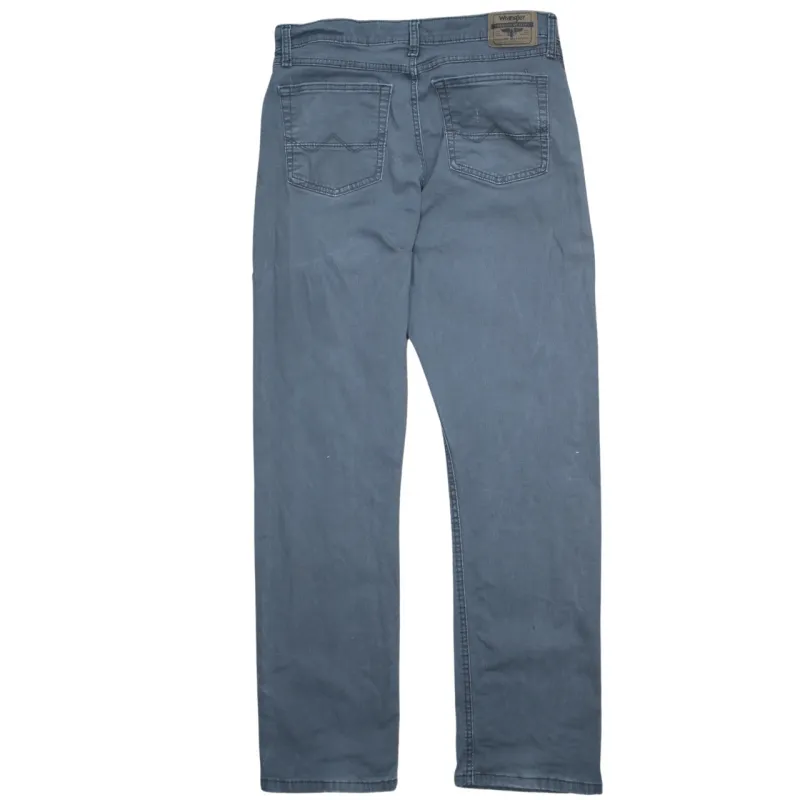Wrangler 90's Flat Front Straight Leg Baggy Trousers / Pants 32 Grey sold by Vintage Club