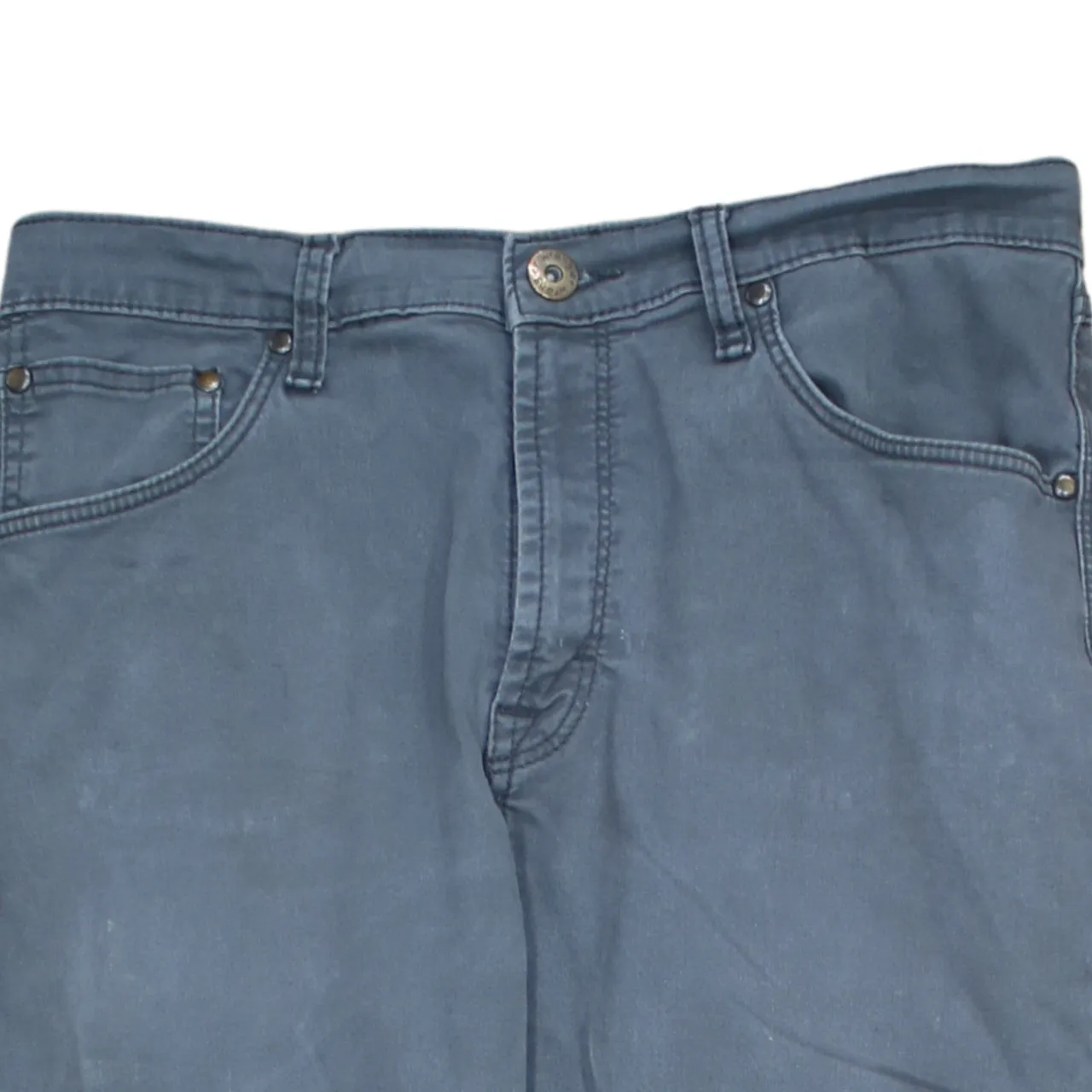 Wrangler 90's Flat Front Straight Leg Baggy Trousers / Pants 32 Grey sold by Vintage Club product image thumbnail 3