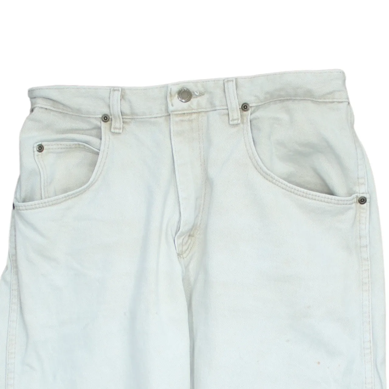 Wrangler 90's Lightwash Straight Leg Baggy Jeans / Pants 34 Beige Cream sold by Vintage Club product image thumbnail 3