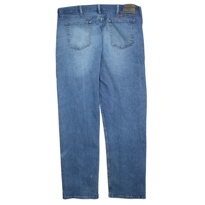 Wrangler 90's Lightwash Straight Leg Baggy Jeans / Pants 40 Blue sold by Vintage Club