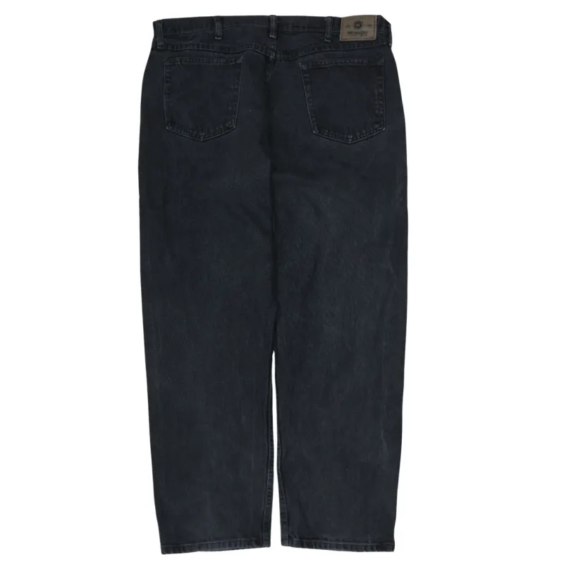 Wrangler 90's Lightwash Straight Leg Baggy Jeans / Pants 40 Black sold by Vintage Club