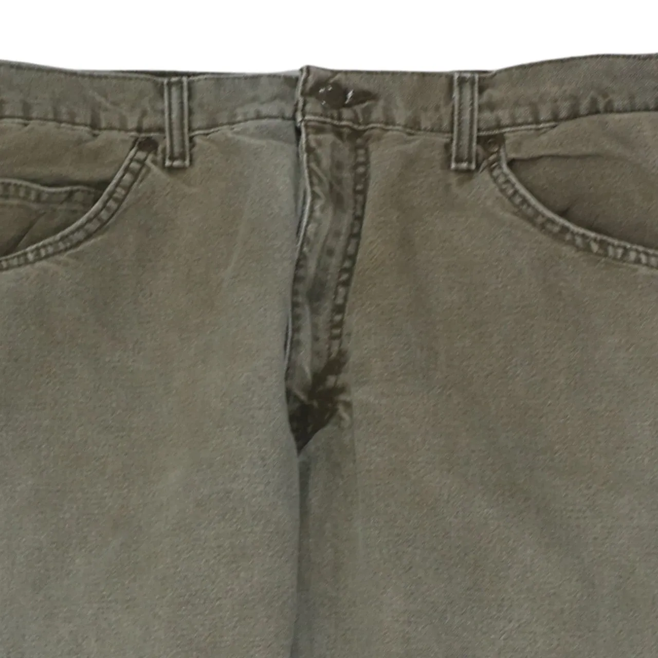 Wrangler 90's Lightwash Straight Leg Baggy Jeans / Pants 34 Beige Cream sold by Vintage Club product image thumbnail 3