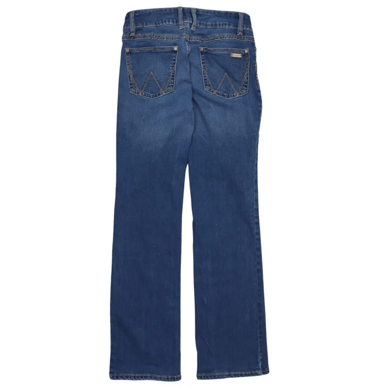 Wrangler 90's Lightwash Straight Leg Baggy Jeans / Pants 29 Blue made by Vintage Club