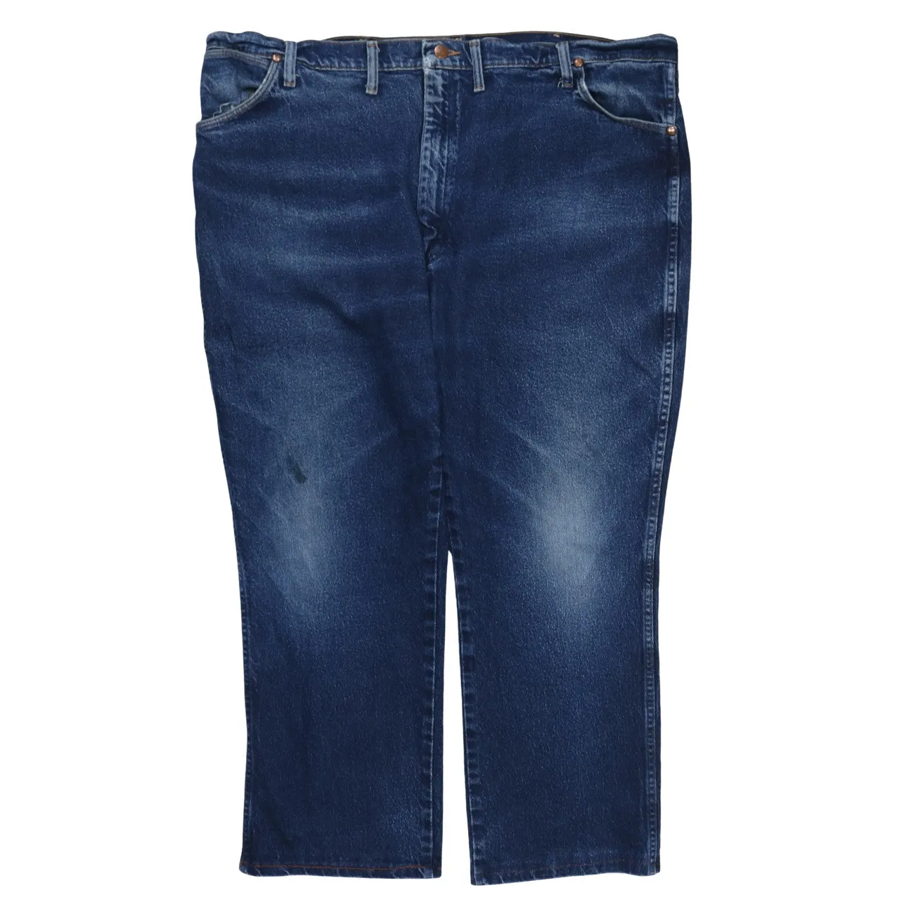 Wrangler 90's Lightwash Straight Leg Baggy Jeans / Pants 46 Blue sold by Vintage Club product image thumbnail 2