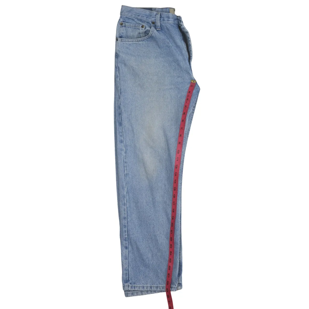 Wrangler 90's Lightwash Straight Leg Baggy Jeans / Pants 36 Blue sold by Vintage Club product image thumbnail 5