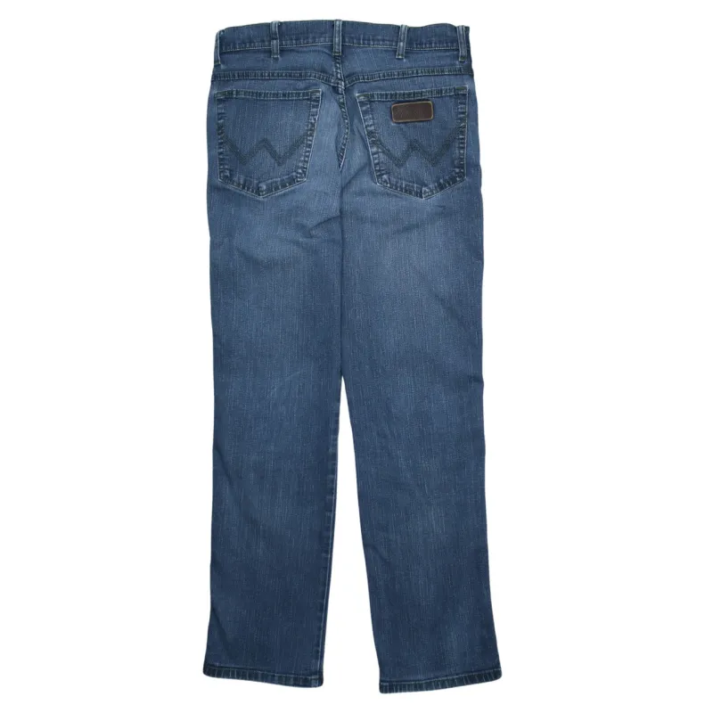 Wrangler 90's Lightwash Straight Leg Baggy Jeans / Pants 33 Blue sold by Vintage Club
