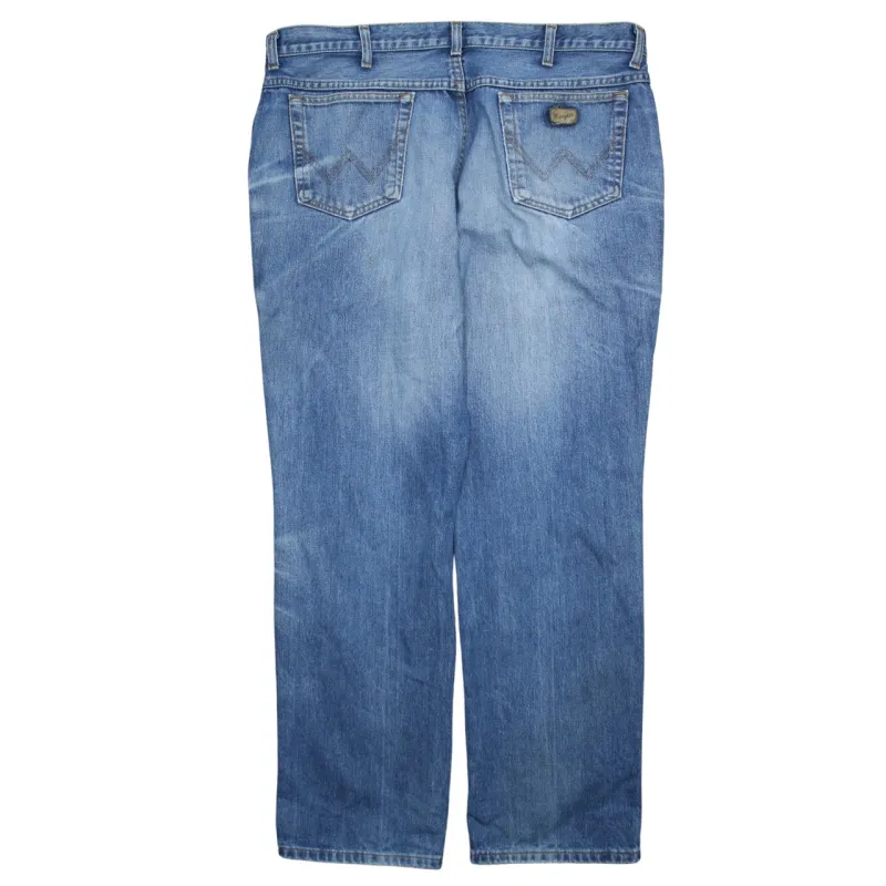 Wrangler 90's Lightwash Straight Leg Baggy Jeans / Pants 42 Blue sold by Vintage Club