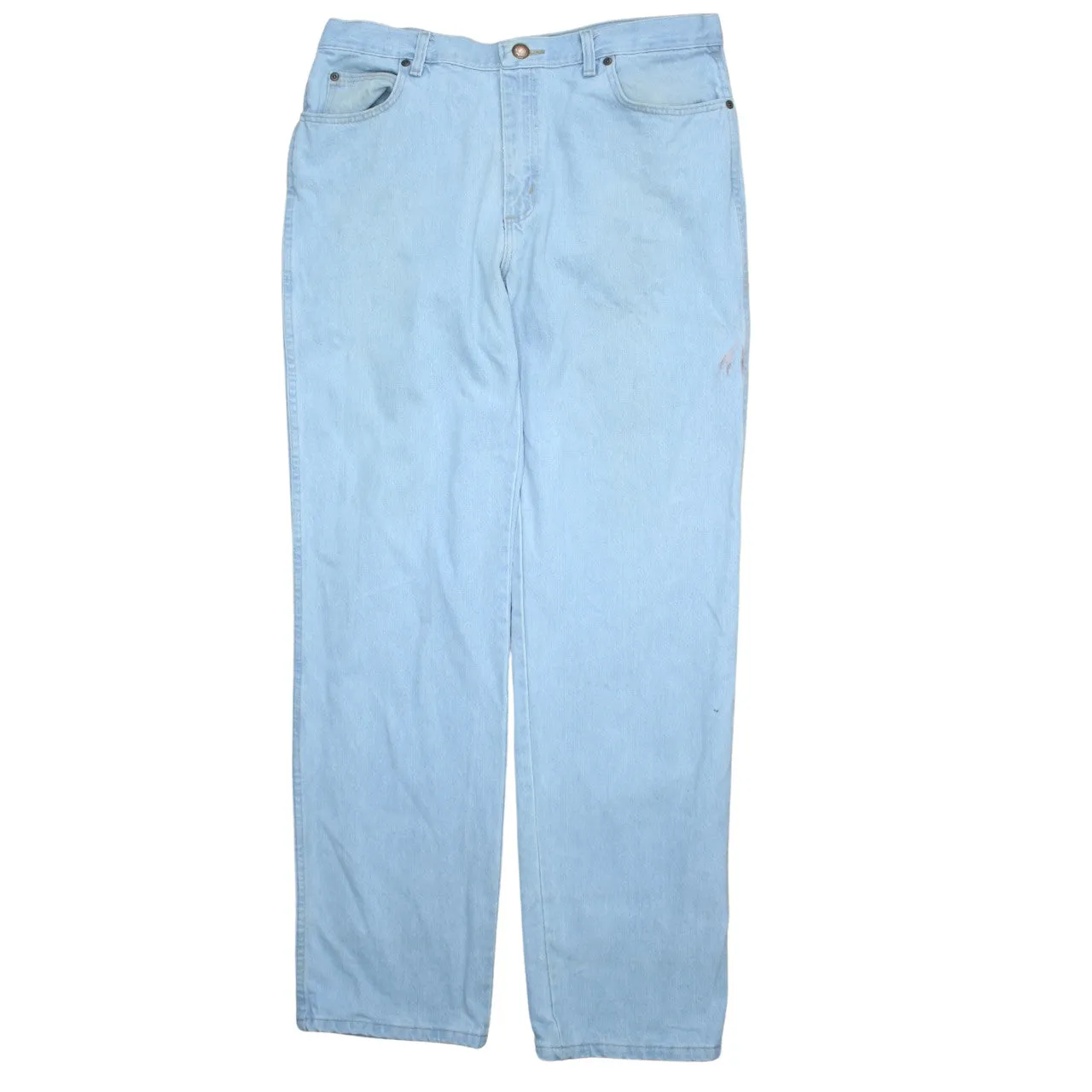 Wrangler 90's Lightwash Straight Leg Baggy Jeans / Pants 36 Blue sold by Vintage Club product image thumbnail 2