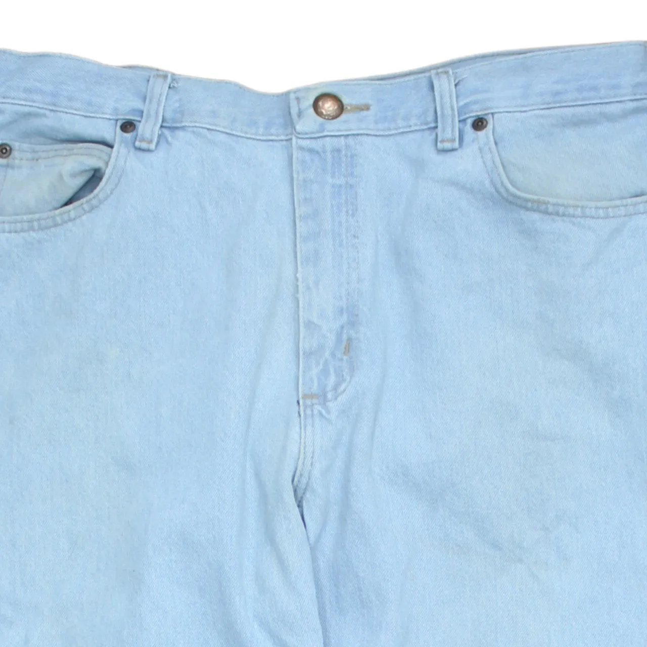 Wrangler 90's Lightwash Straight Leg Baggy Jeans / Pants 36 Blue sold by Vintage Club product image thumbnail 3