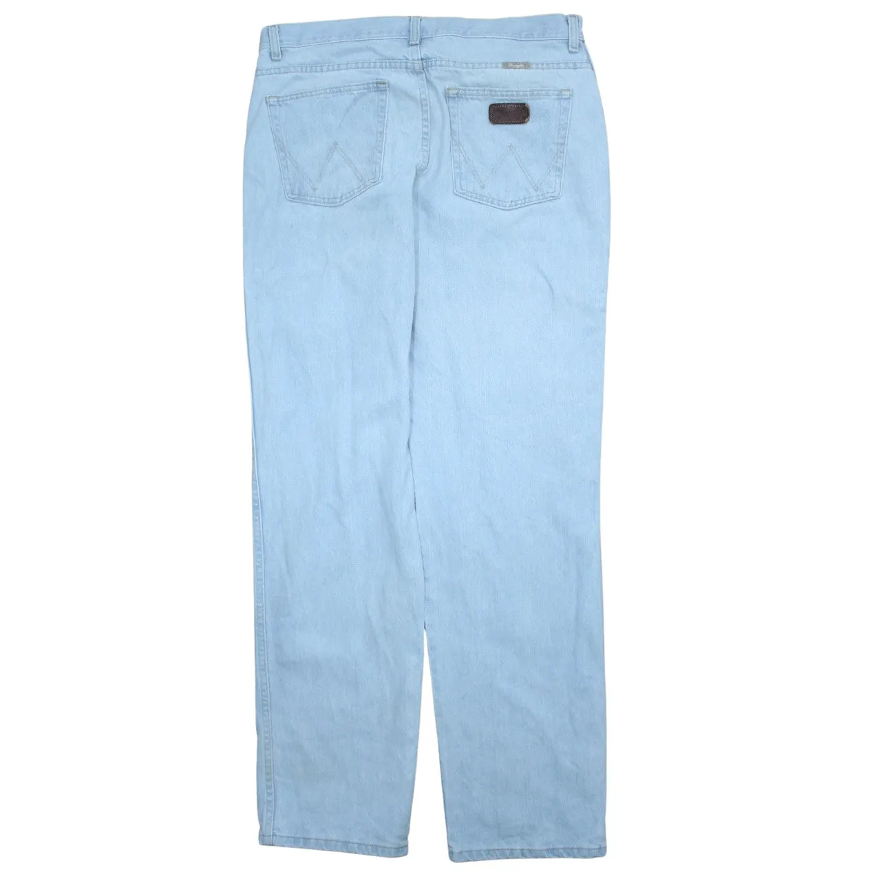 Wrangler 90's Lightwash Straight Leg Baggy Jeans / Pants 36 Blue sold by Vintage Club