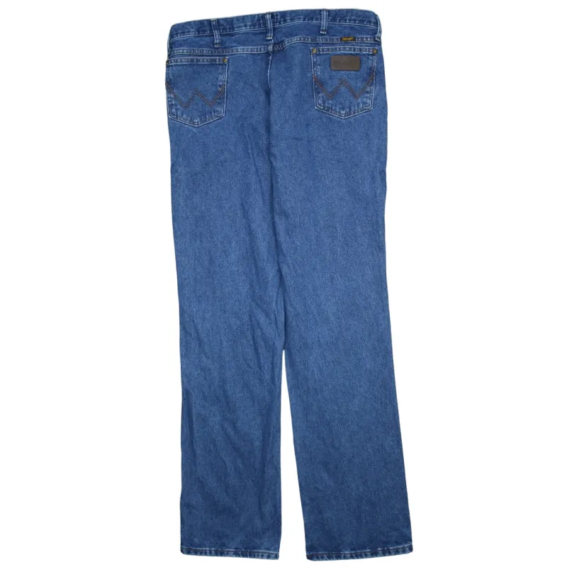 Wrangler 90's Lightwash Straight Leg Baggy Jeans / Pants 40 Blue sold by Vintage Club
