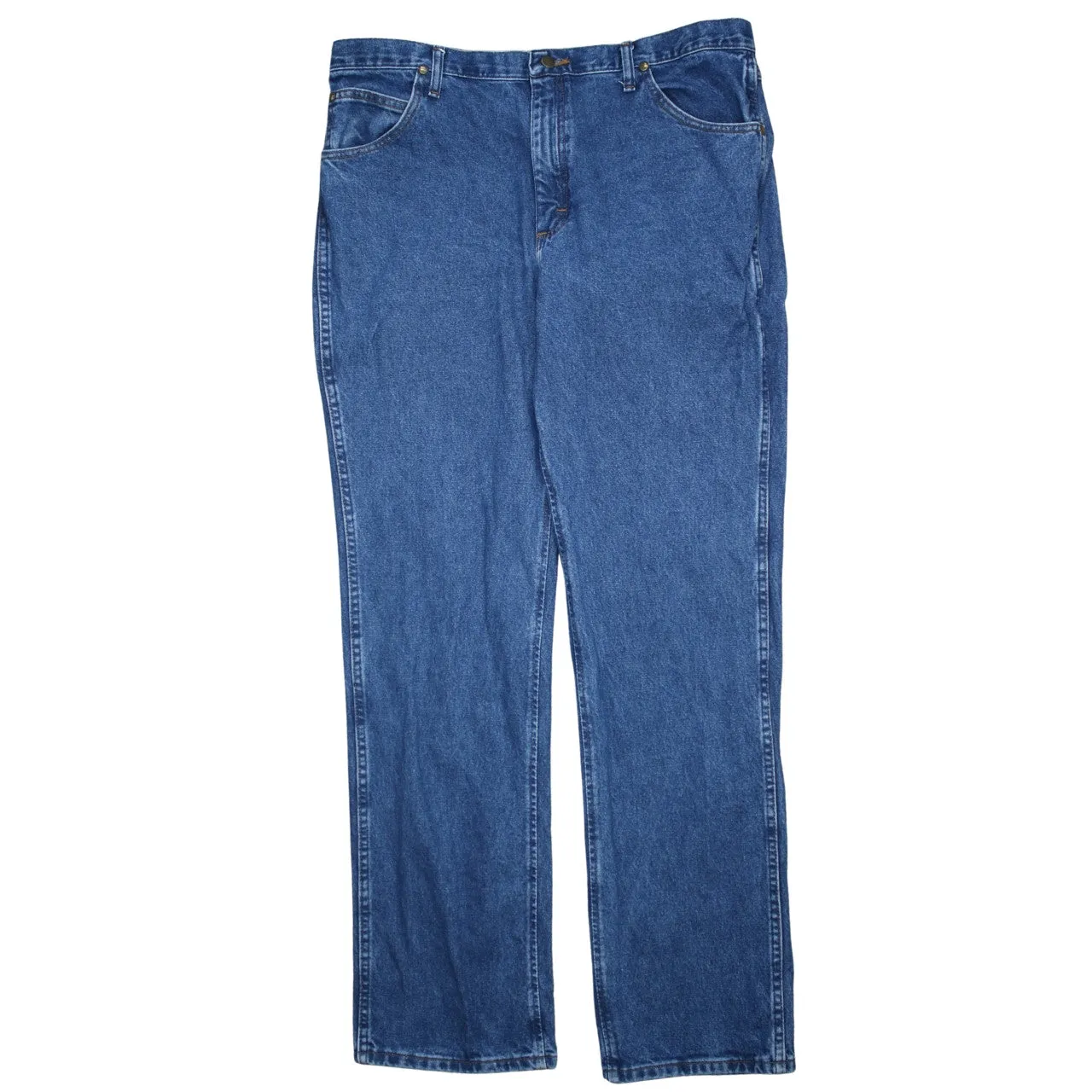 Wrangler 90's Lightwash Straight Leg Baggy Jeans / Pants 40 Blue sold by Vintage Club product image thumbnail 2