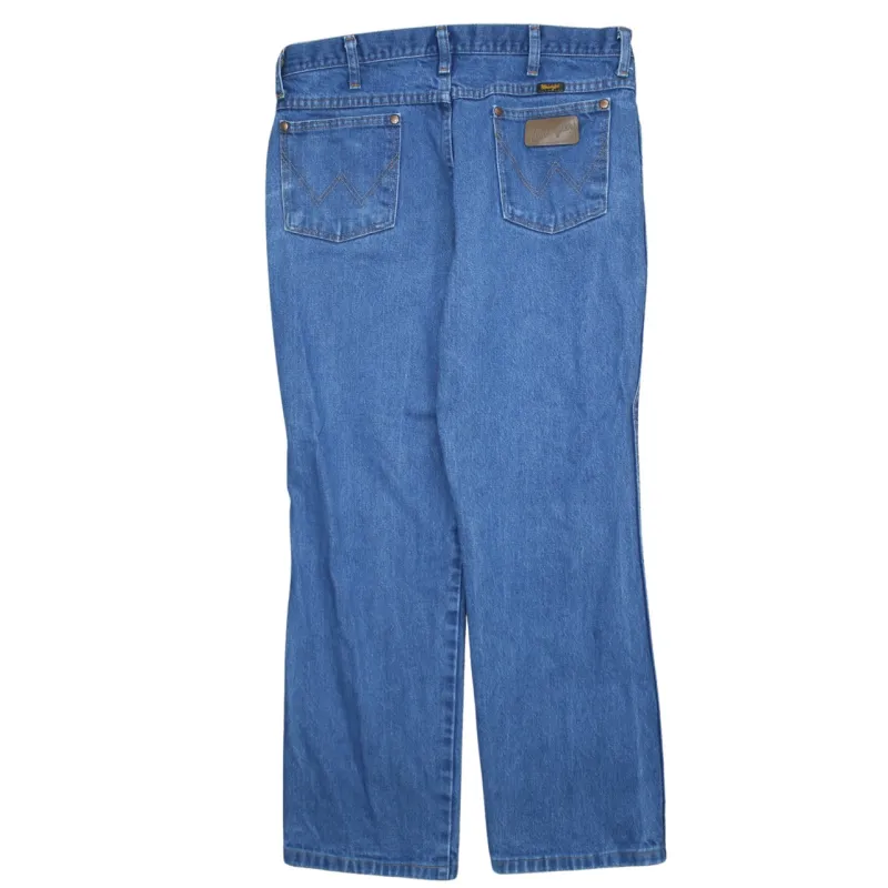 Wrangler 90's Lightwash Straight Leg Baggy Jeans / Pants 35 Blue sold by Vintage Club