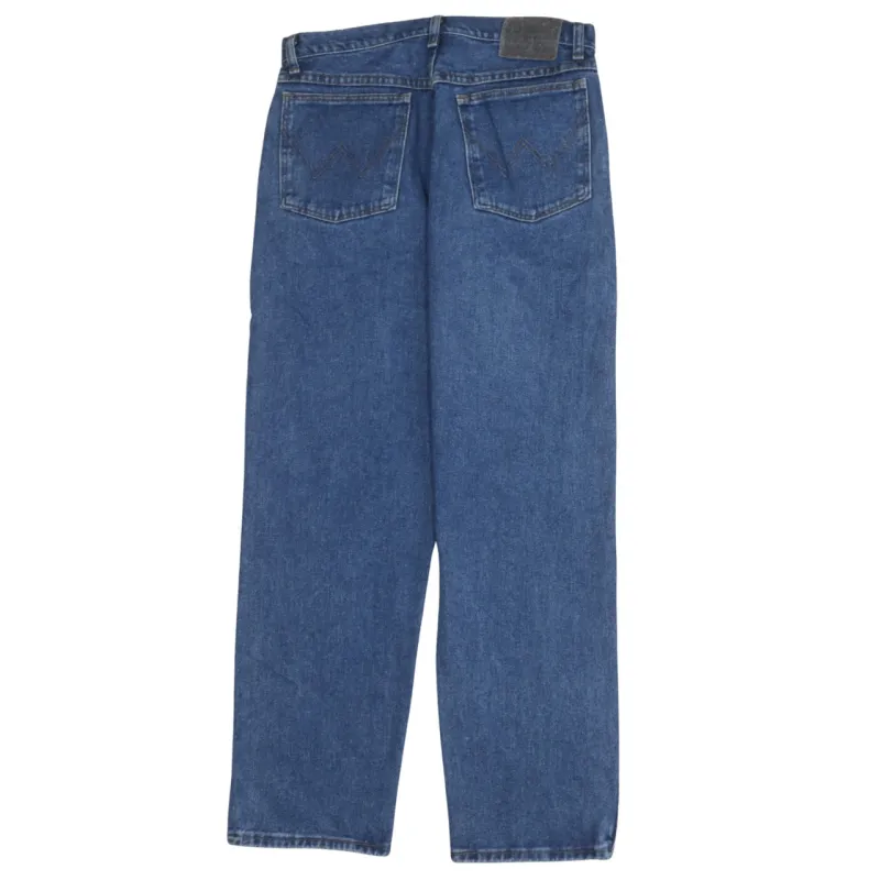 Wrangler 90's Lightwash Straight Leg Baggy Jeans / Pants 32 Blue sold by Vintage Club