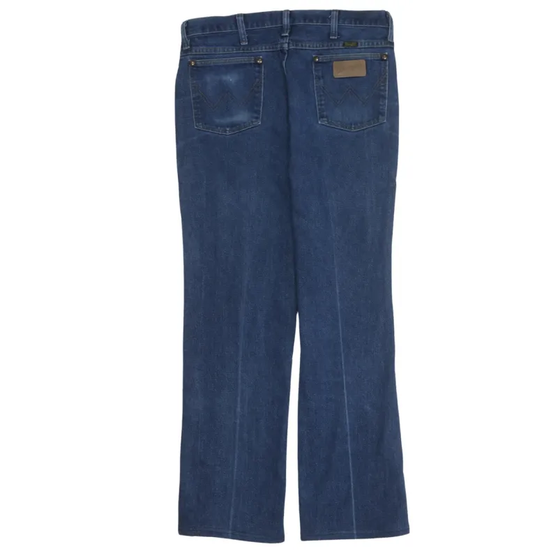Wrangler 90's Lightwash Straight Leg Baggy Jeans / Pants 36 Blue made by Wrangler