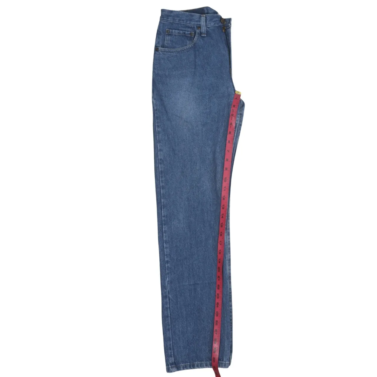 Wrangler 90's Lightwash Straight Leg Baggy Jeans / Pants 30 Blue sold by Vintage Club product image thumbnail 5