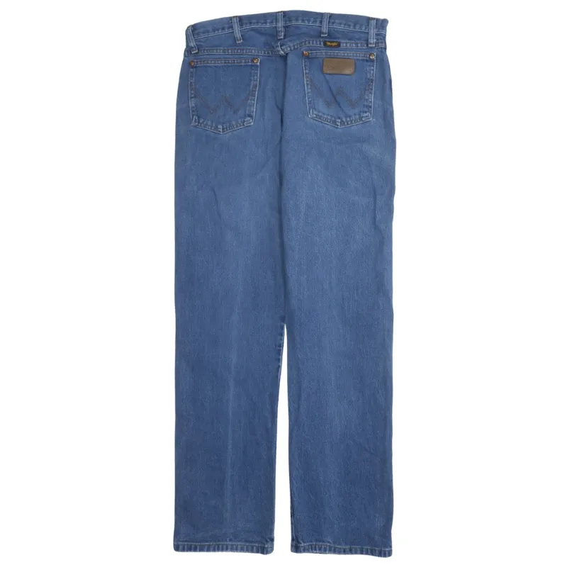 Wrangler 90's Lightwash Straight Leg Baggy Jeans / Pants 36 Blue sold by Vintage Club