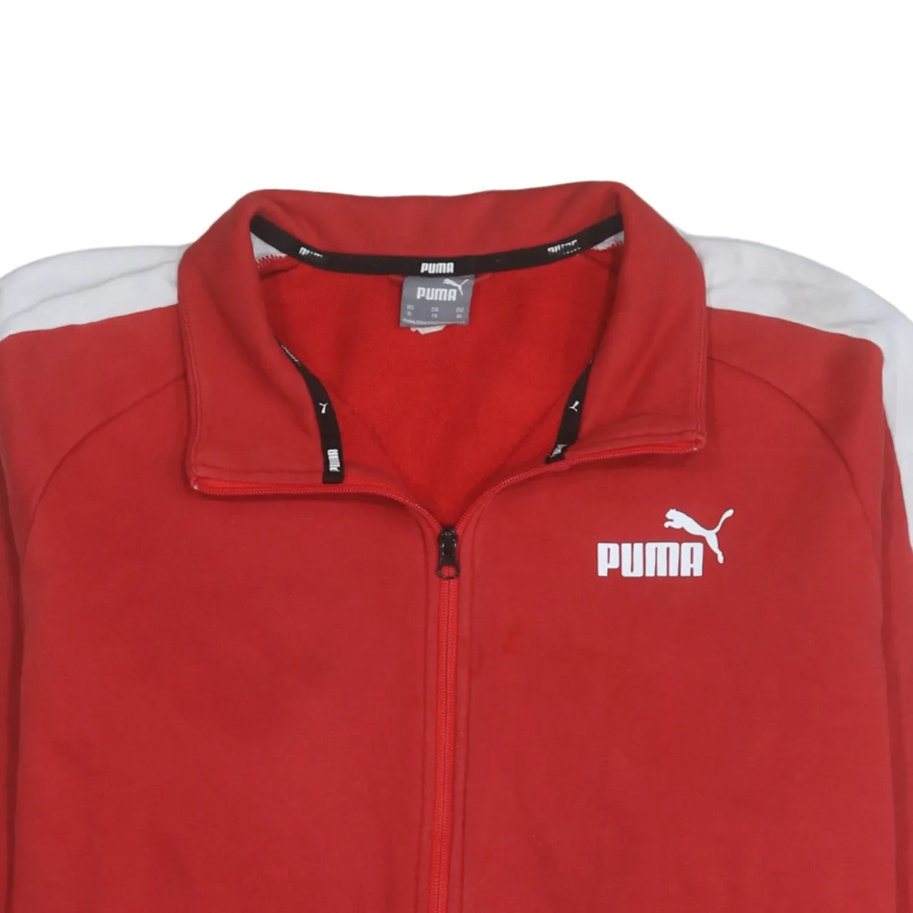 Puma 90's Lightweight Full Zip Up Sweatshirt XLarge Red sold by Vintage Club product image thumbnail 3