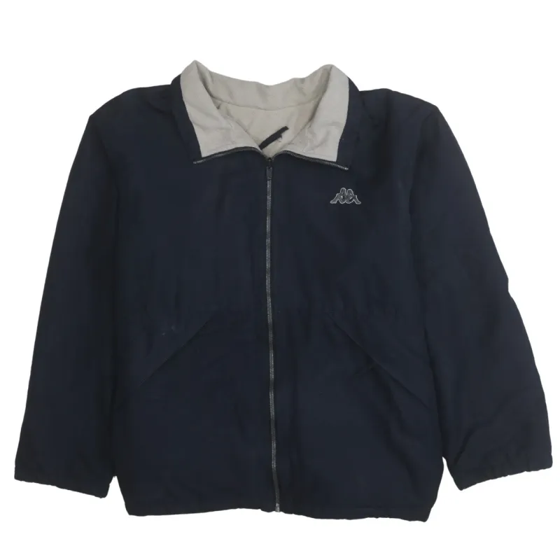 Kappa 90's Lightweight Full Zip Up Windbreaker Large  Navy Blue sold by Vintage Club