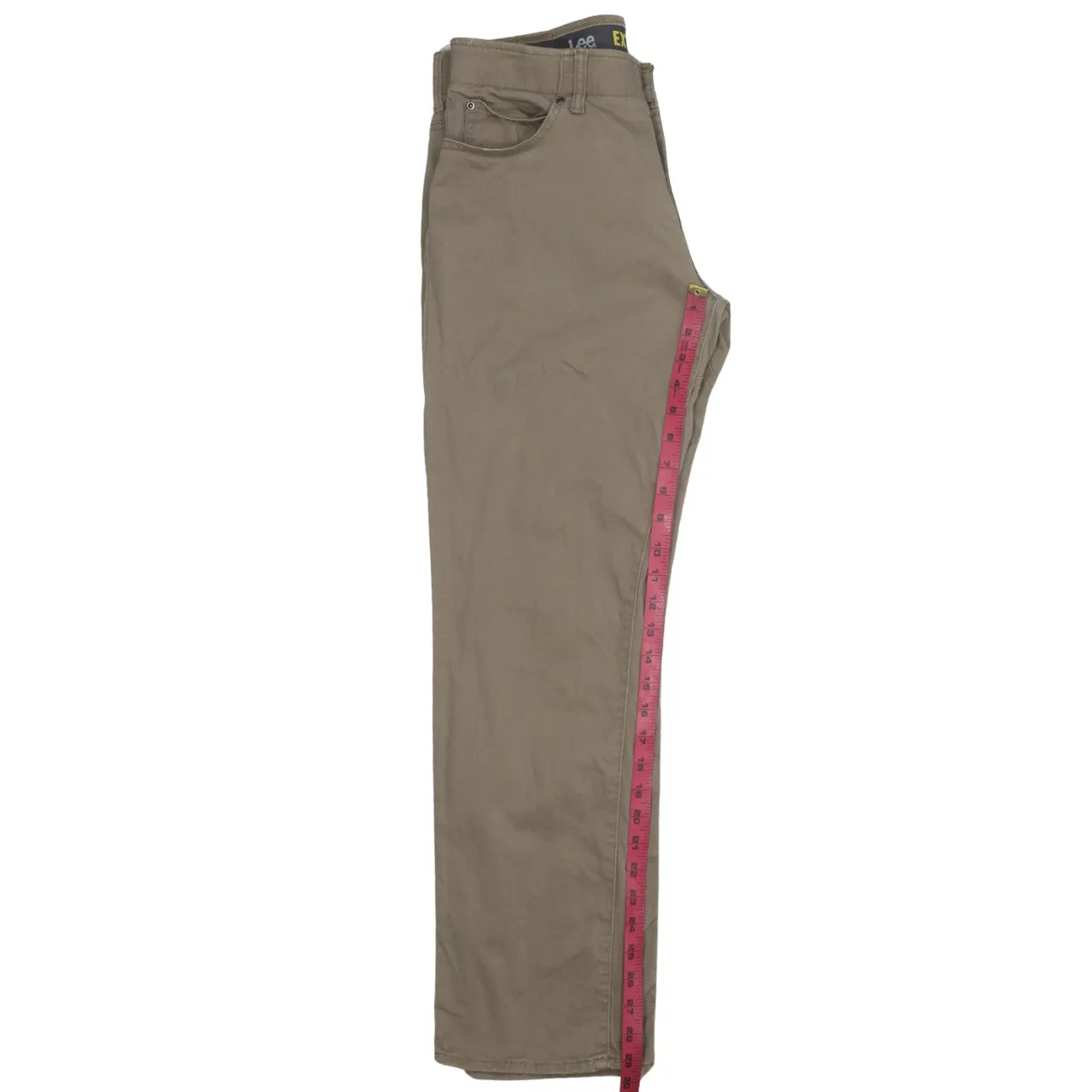 Lee 90's Lightweight Straight Leg Baggy Trousers / Pants 32 Beige Cream sold by Vintage Club product image thumbnail 5