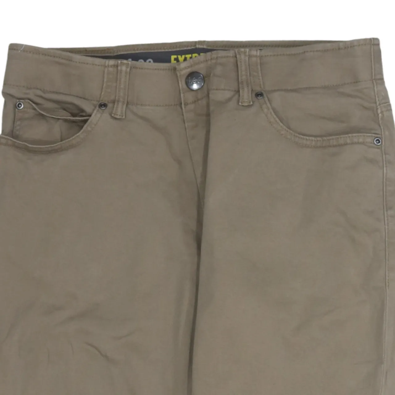 Lee 90's Lightweight Straight Leg Baggy Trousers / Pants 32 Beige Cream sold by Vintage Club product image thumbnail 3
